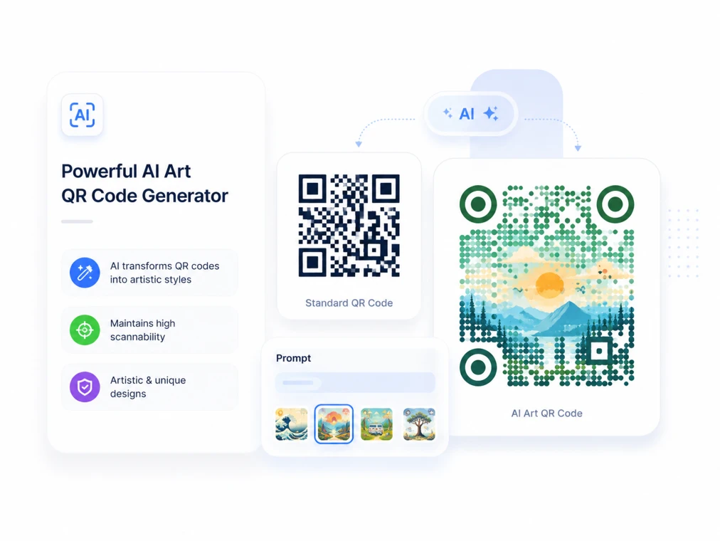 Powerful AI Art QR Code Generator