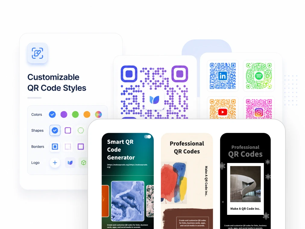 Customizable QR Code Styles