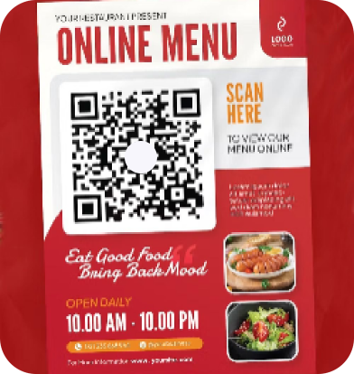 QR Code for menu