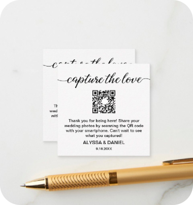 QR Code on stationery