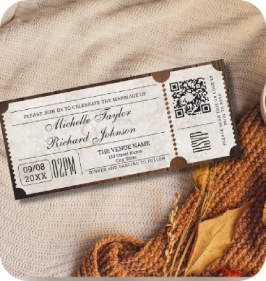 QR Code on tickets