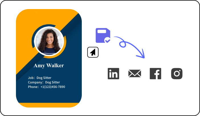 vCard output