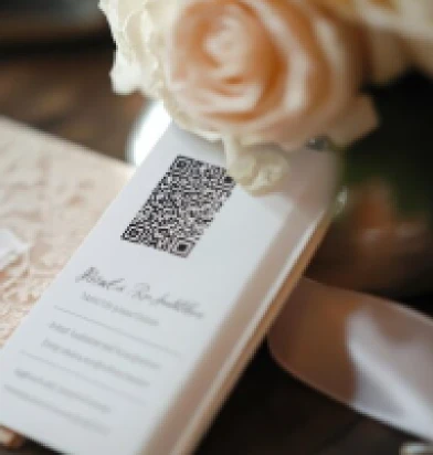 QR Code for wedding photos