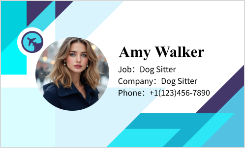 Digital vCard vertical