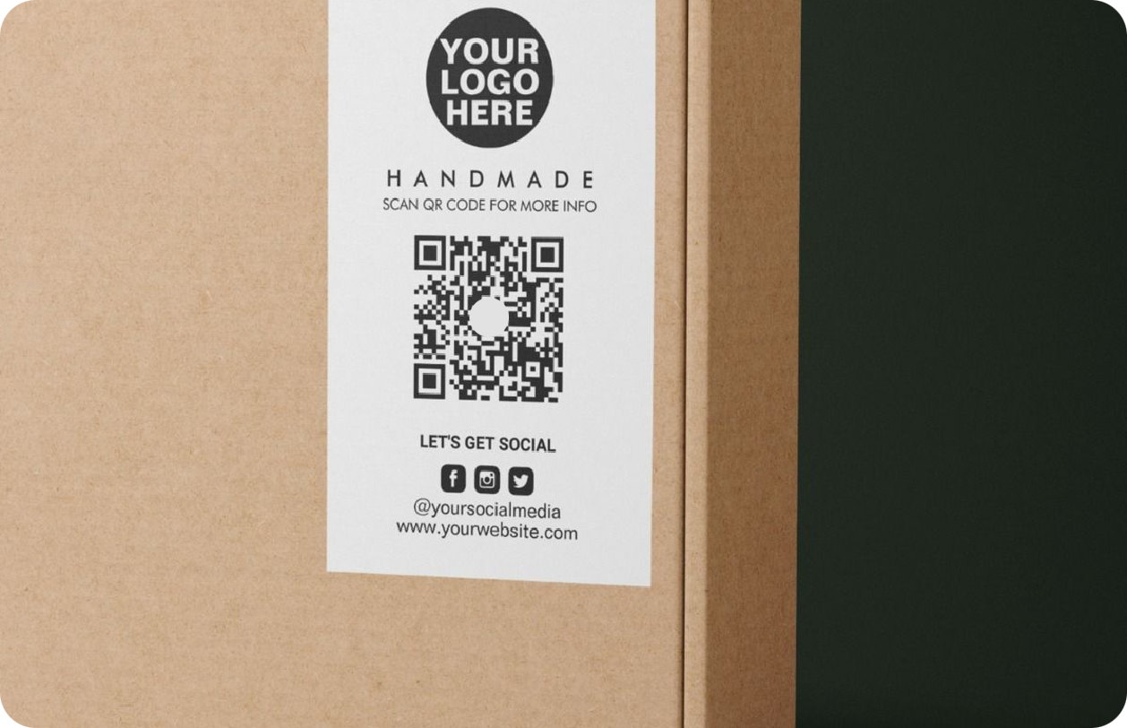QR Code on Packaging