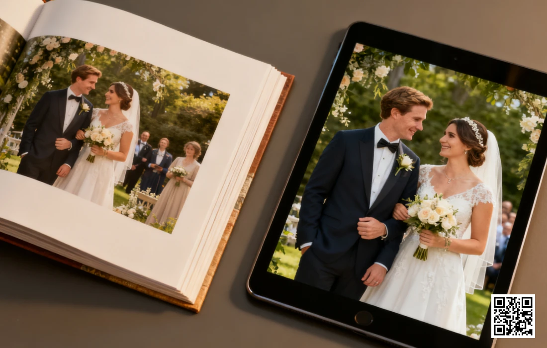 Wedding photo QR Code